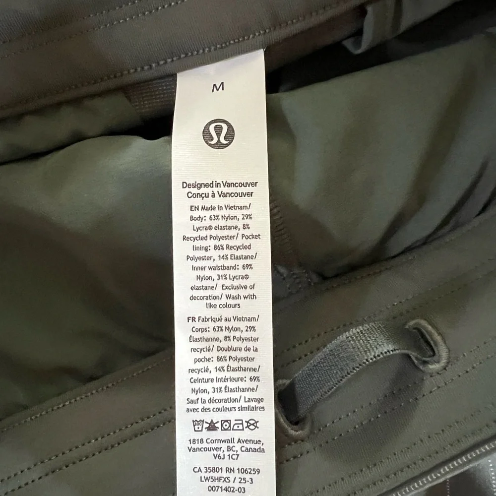 NWT Lululemon Daydrift High-Rise Trouser *Regular size M Palm Deco - Picture 3 of 3